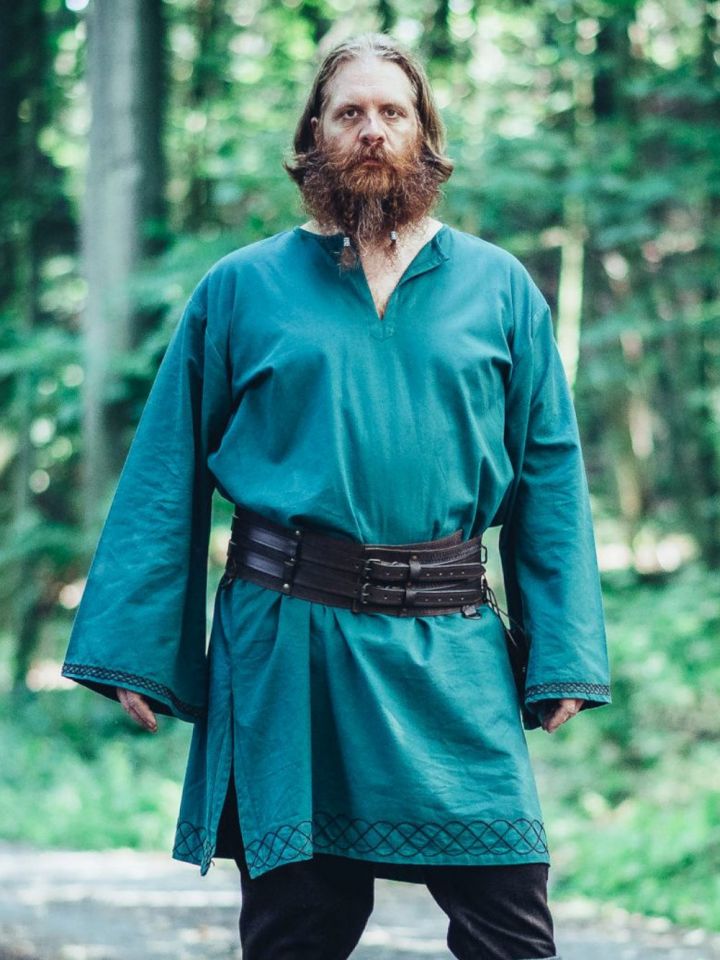 Tunique viking Einar en vert XL