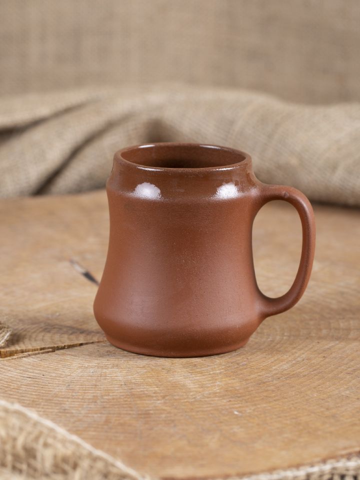 Tasse ou chope à bière en argile émaillée, 0,2 l