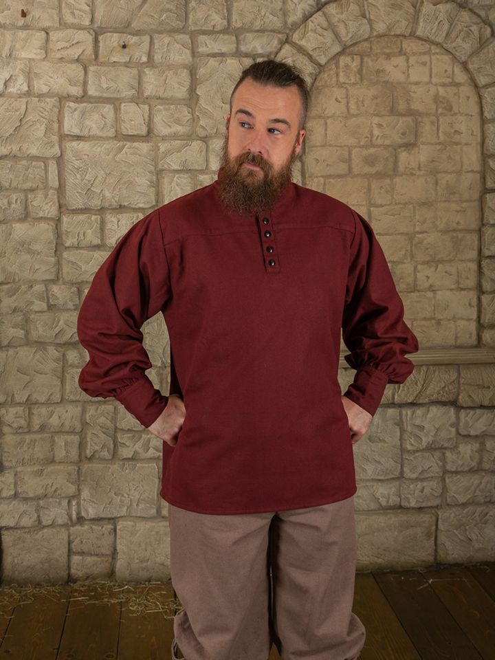 Chemise Bartold bordeaux