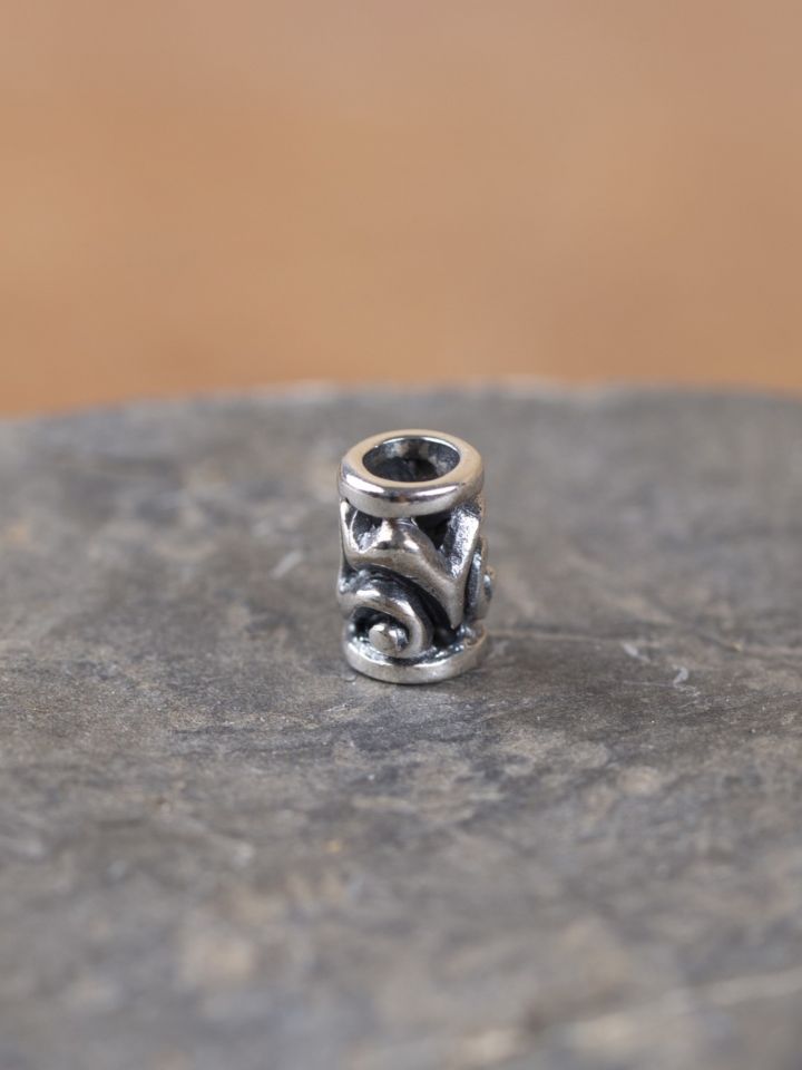 Perle Viking avec motif en spirale à l'unité
