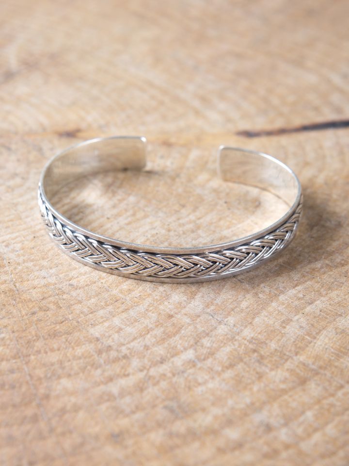 Bracelet motif Viking en argent