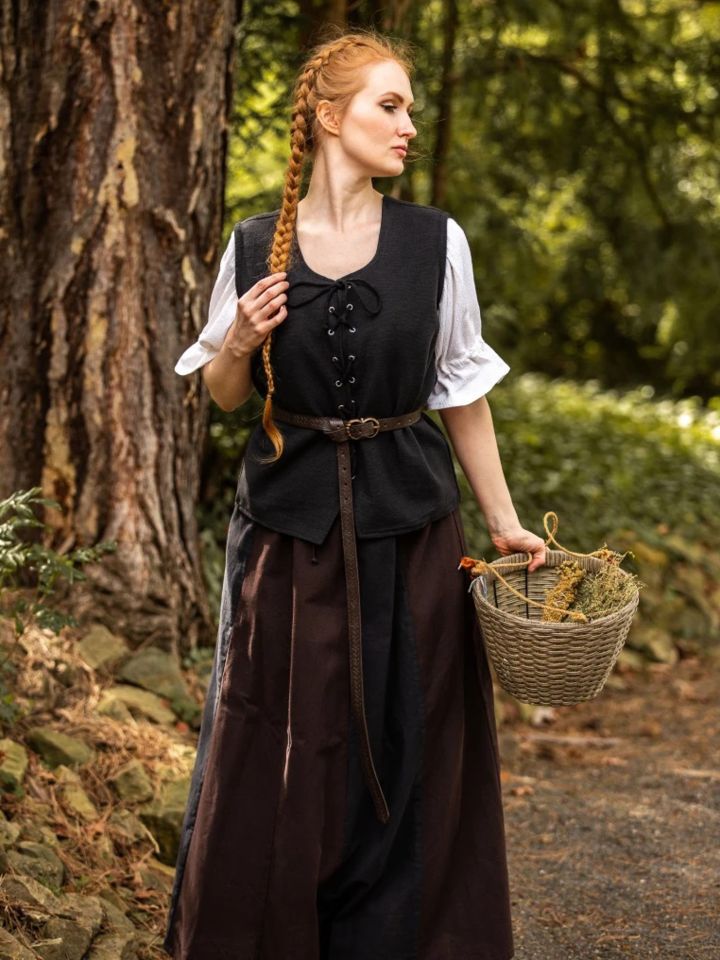 Gilet en coton épais, noir