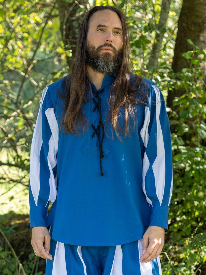 Chemise Lansquenet Titurel bleue et blanche