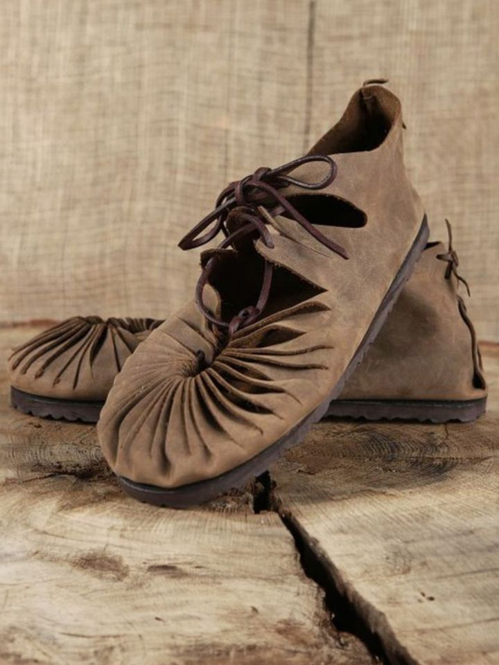 Ballerines à laçage, marron 45