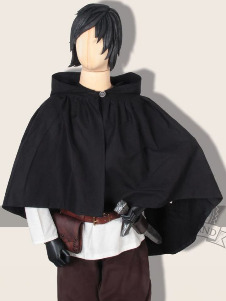 Capelet Carum en noir