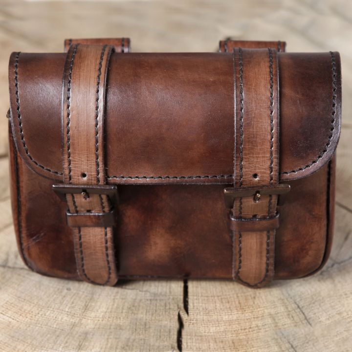 Sacoche de ceinture marron