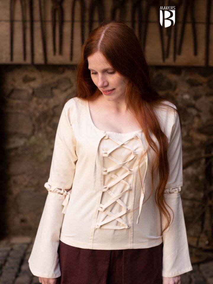 Blouse Ely en blanc écru M