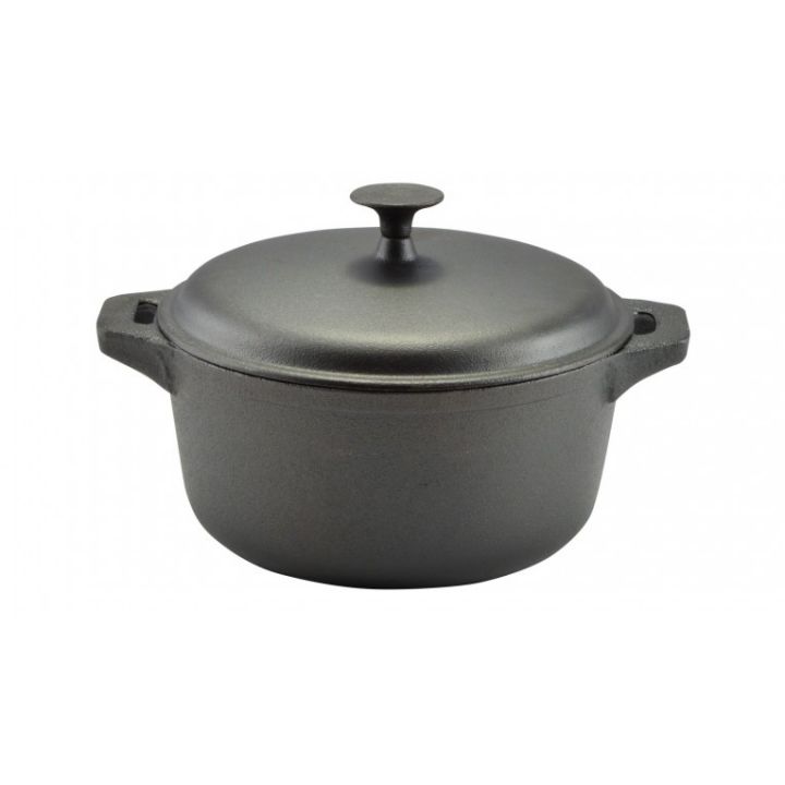 Cocotte en fonte avec couvercle 30 cm