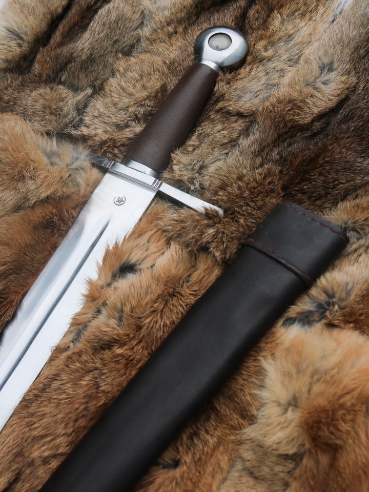Epée de combat médiévale avec fourreau