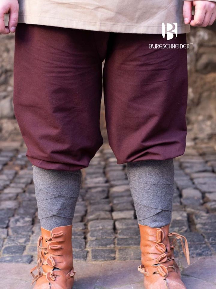 Pantalon bouffant kévian en marron