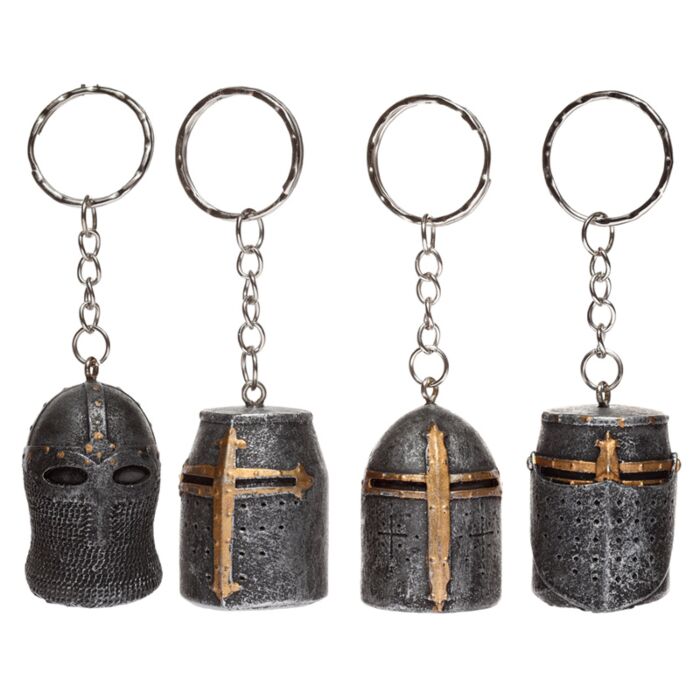 Porte-clés casque de chevalier