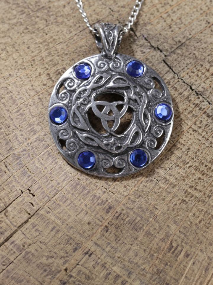 Pendentif en argent joyau de lune