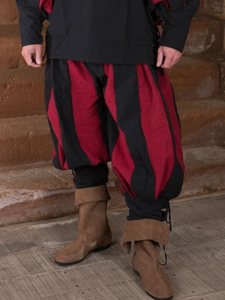 Pantalon lansquenet rouge/noir XXL