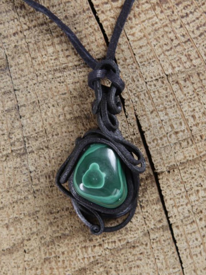 Pendentif malachite