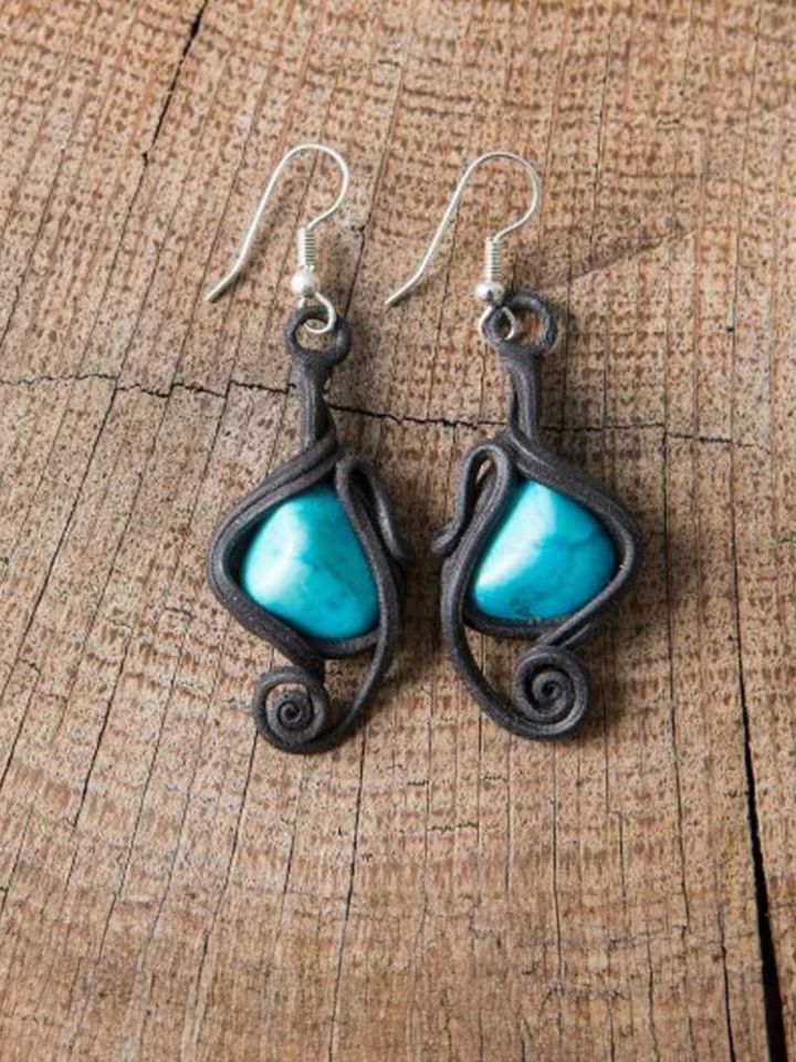 Boucles d'oreilles Turquoise