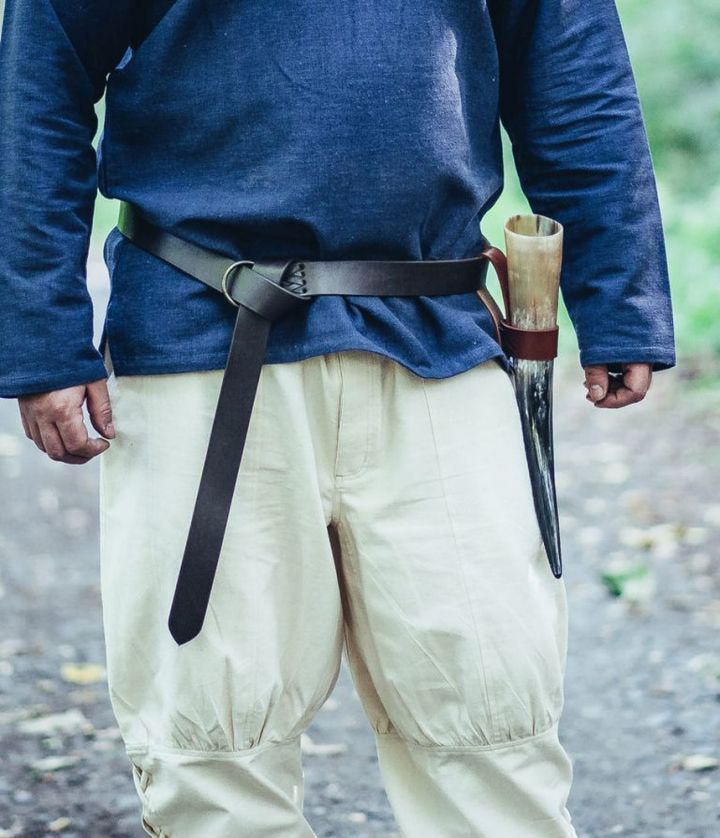 Ceinture médiévale Conrad en noir