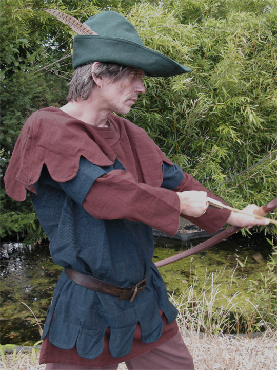 Tunique médiévale de chasse