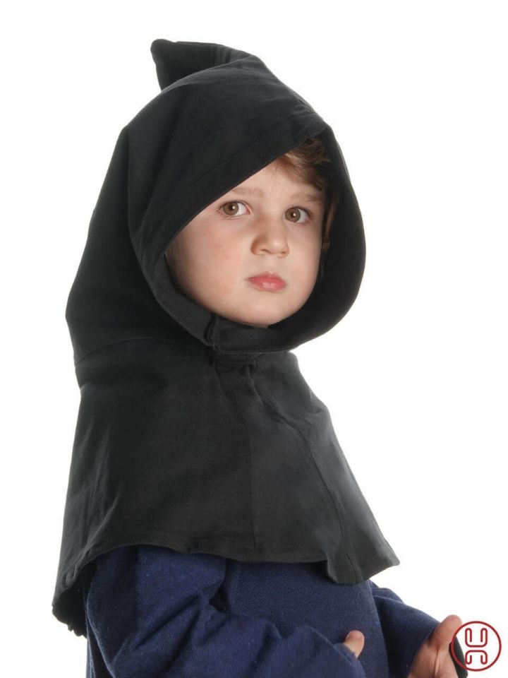 Capuchon pour enfant Liadarz , noir S/M