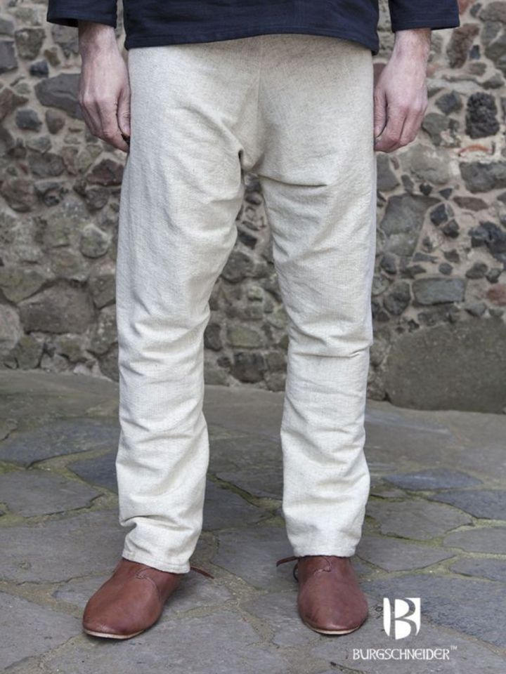 Pantalon viking Thorsberg en blanc-écru