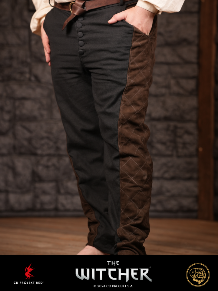 Pantalon Geralt - matelassé noir