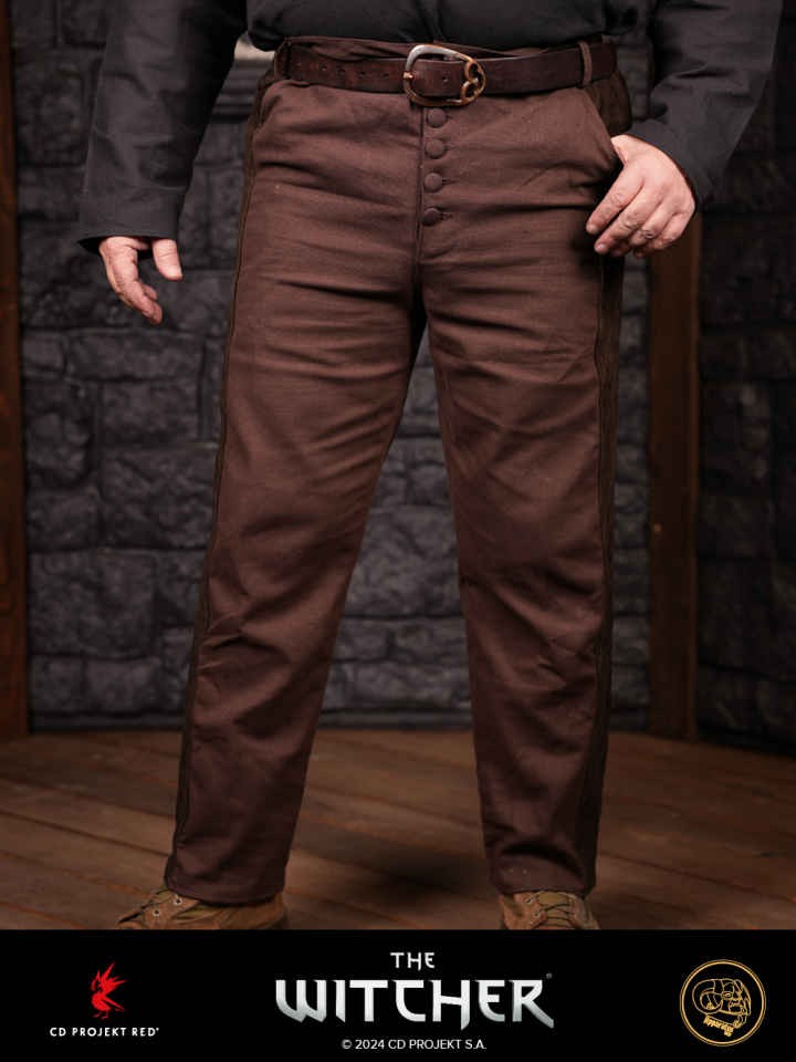 Pantalon Geralt matelassé marron