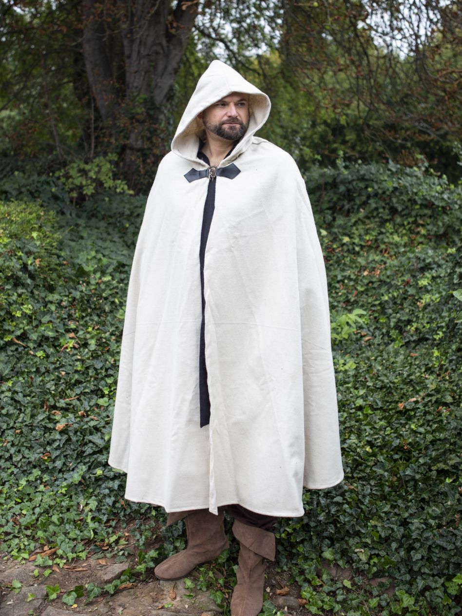 manteau cape blanc