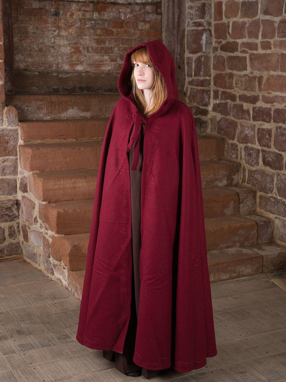 Manteau cape rouge deals