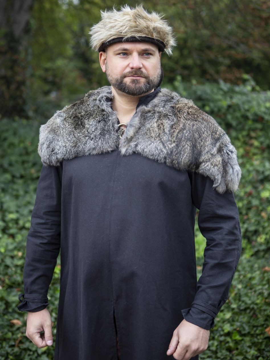 Manteau fourrure viking best sale