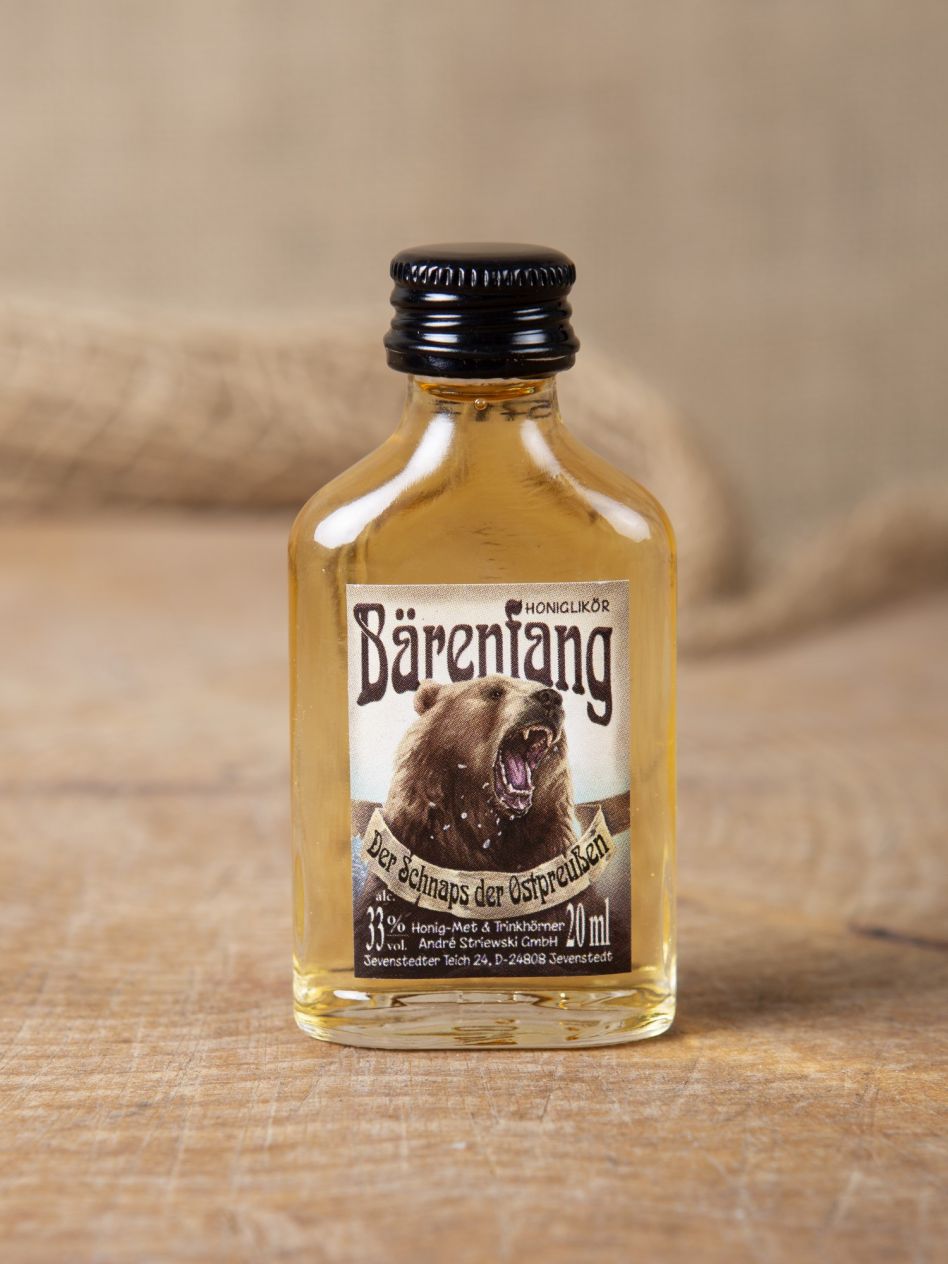 Liqueur de miel &amp;quot;Bärenfang&amp;quot; 2 cl | La boutique médiévale