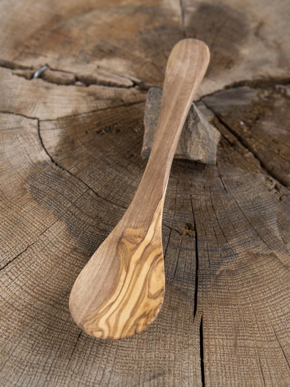 Cuillère doseuse à café en bois d'Olivier de Provence