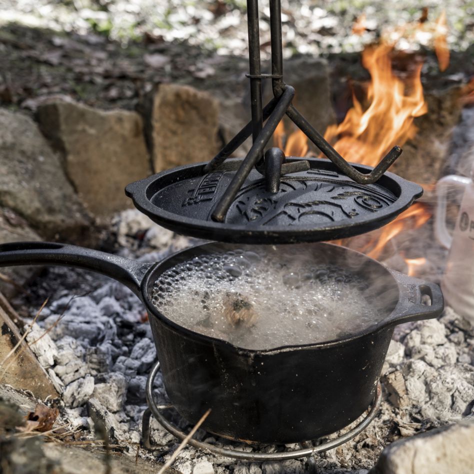 Descendre Groenland spectaculaire marmite en fonte pour feu de bois