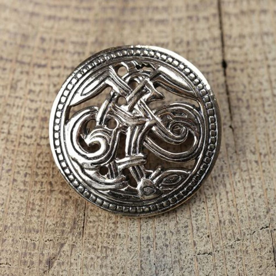 Broche Viking Antique en Alliage de Zinc Très Belle Finition