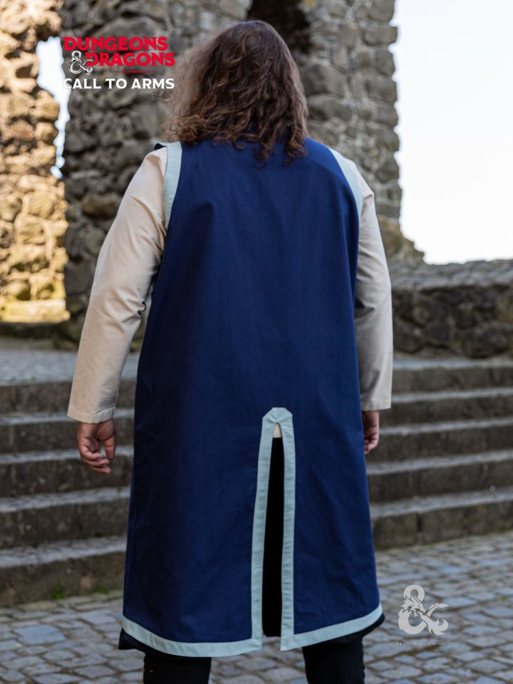 Tabard de clerc de la série Donjons & Dragons en bleu foncé et bleu clair 2