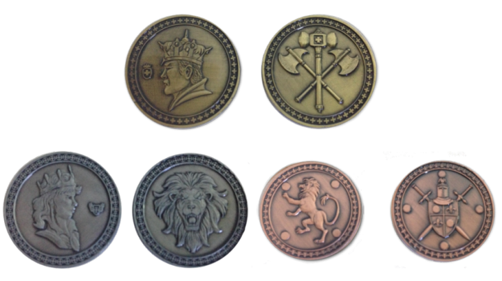 Pièces de monnaie GN Roi 2
