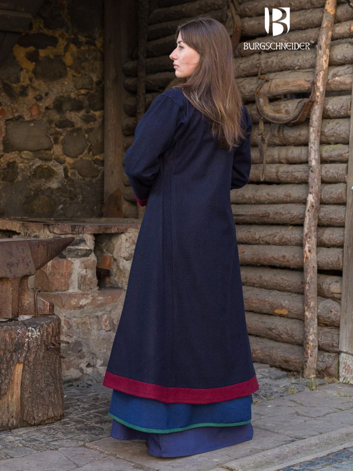 Manteau Rus Kseniya bleu/rouge L 2