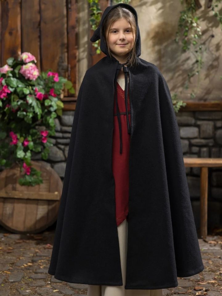 Cape Laroo pour enfants noir 2