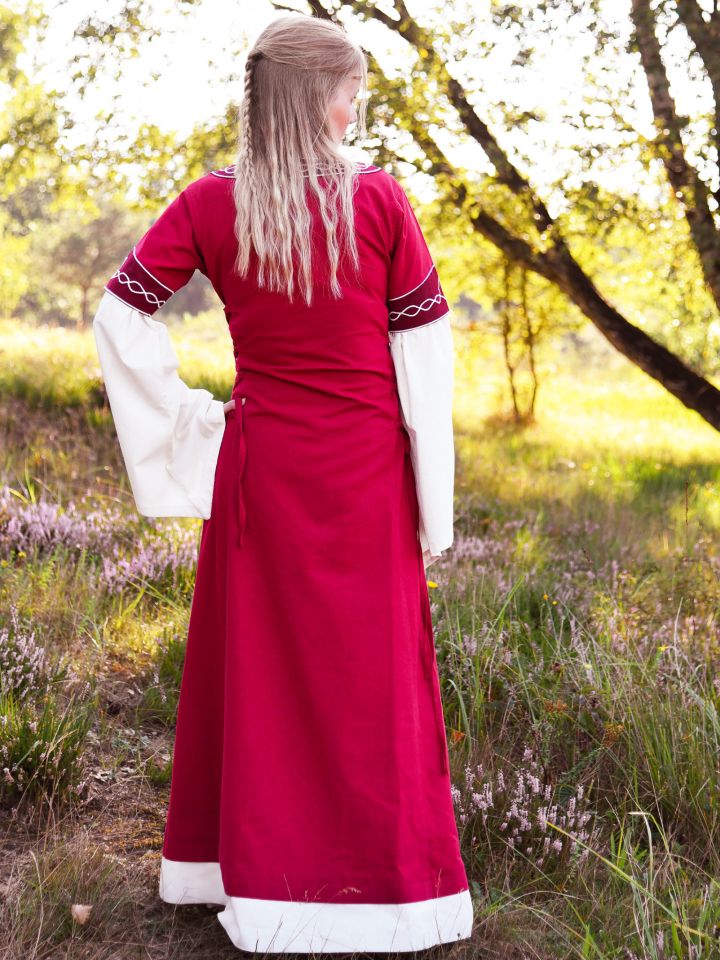 Robe Agatha rouge XL 2