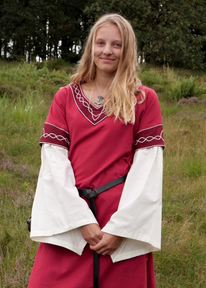Robe Agatha rouge 2