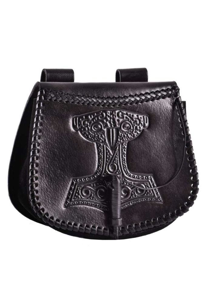 Pochette de ceinture Marteau de Thor, en noir 2