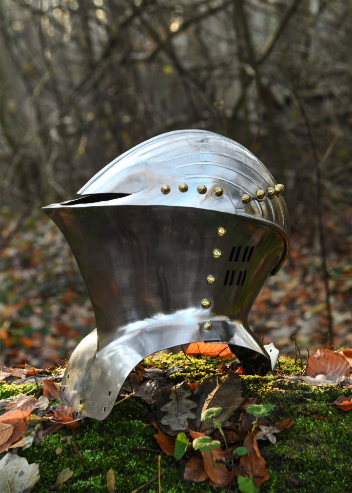 Casque allemand à pointes, en acier 1,6 mm 2
