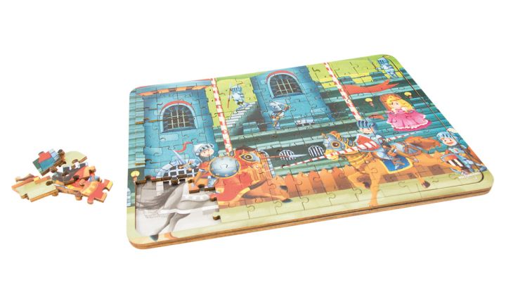Puzzle en bois ''Tournoi de chevaliers'' 2