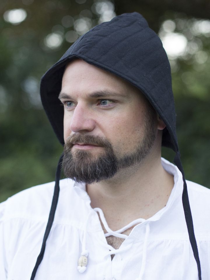 Cale rembourré noir