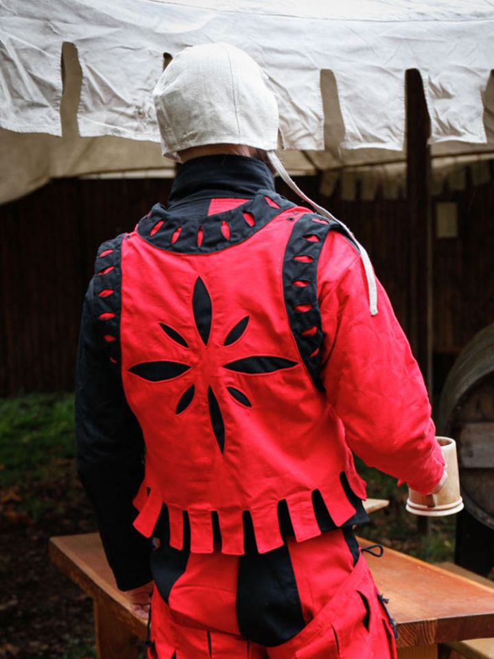 Veste Lansquenet "Imperialis" rouge et noir 2
