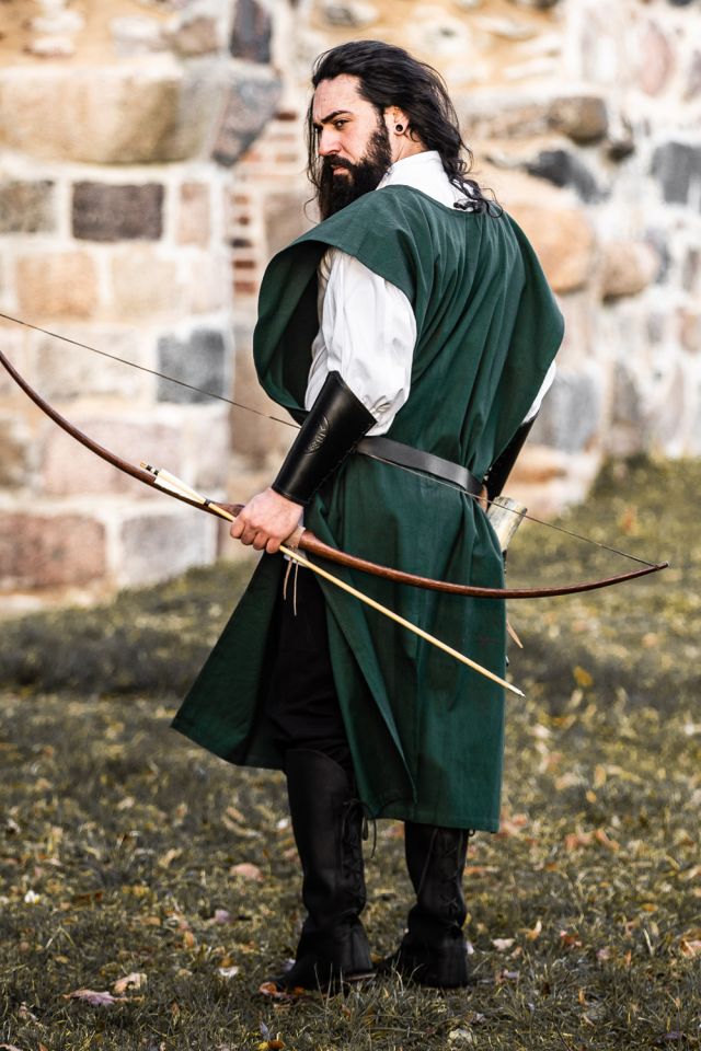 Tabard médiéval vert 2