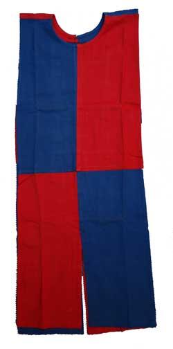 Tabard croisé rouge/bleu 2