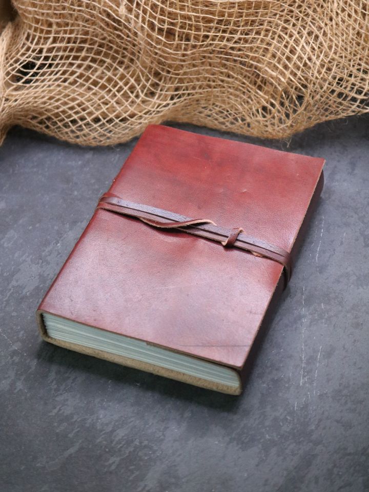 Carnet d'écriture relié en cuir 2