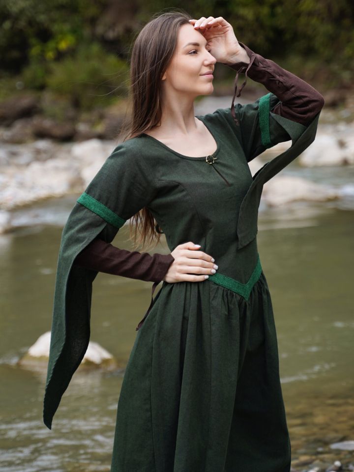 Robe elfique verte 2