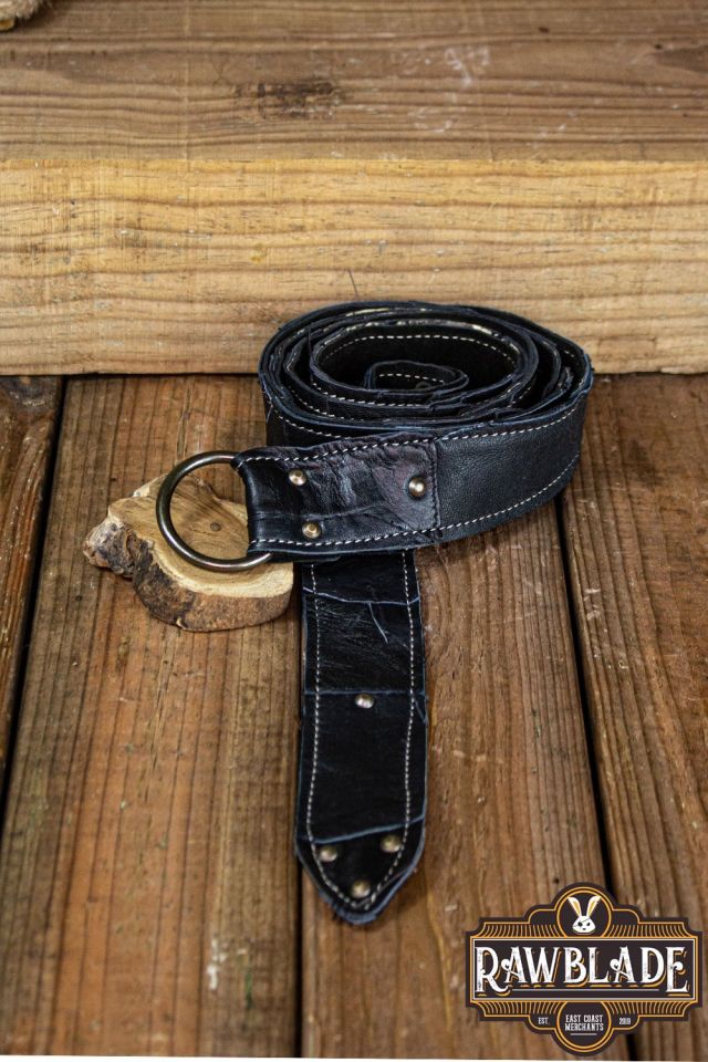 Ceinture anneau Hunter noire 2