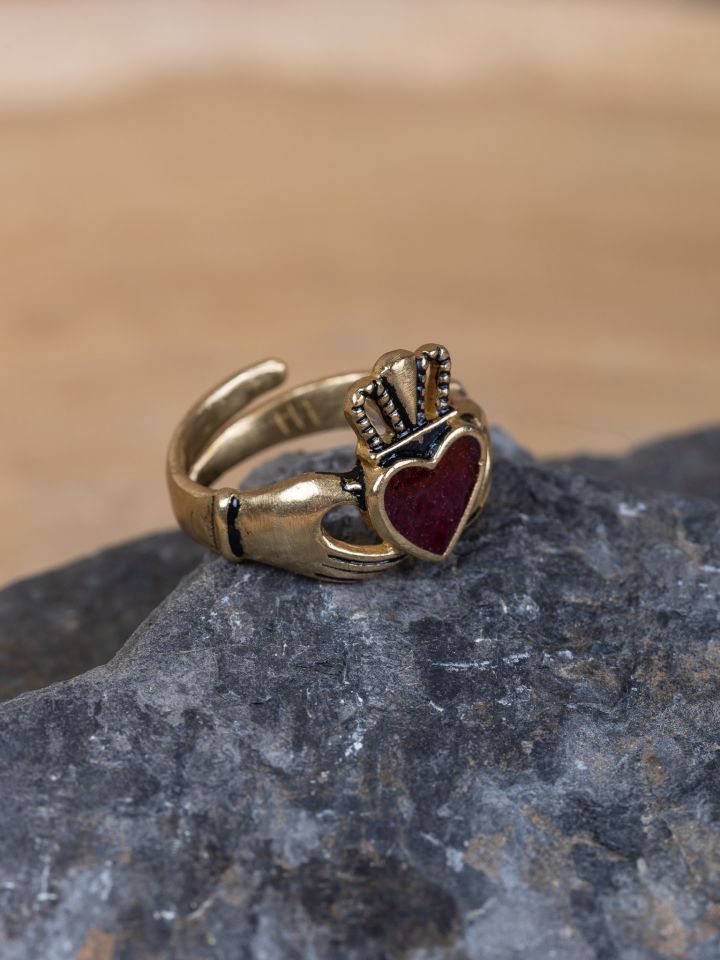 Bague Claddagh en bronze L 2