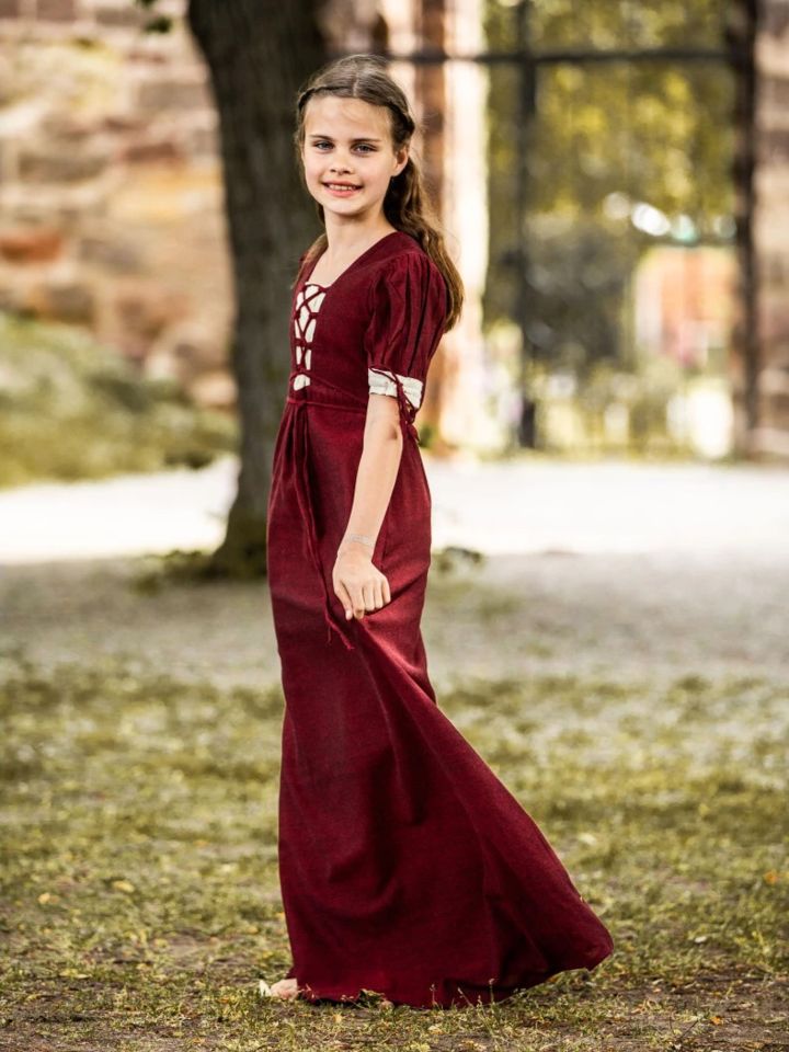 Robe rouge légère pour enfant XXXS 2
